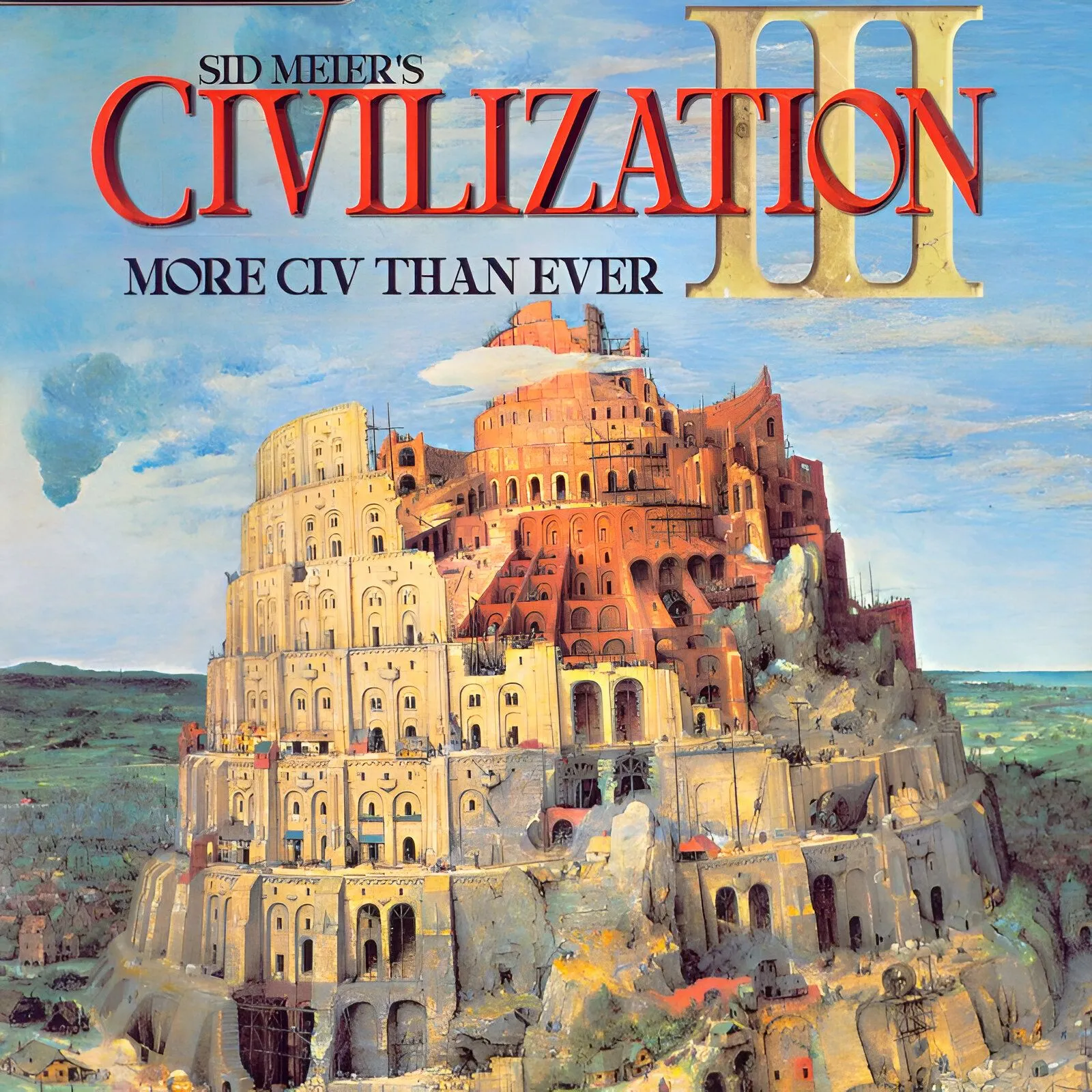 Ảnh bìa Civilization III, một phiên bản khác của series nổi tiếng với khả năng chơi lại vô tận nhờ hệ thống bản đồ tạo ngẫu nhiên.