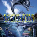 Ảnh bìa game Ecco the Dolphin ra mắt năm 1992 trên Sega Genesis, minh họa chú cá heo Ecco bơi giữa đại dương xanh thẳm, biểu tượng cho hành trình bảo vệ môi trường biển
