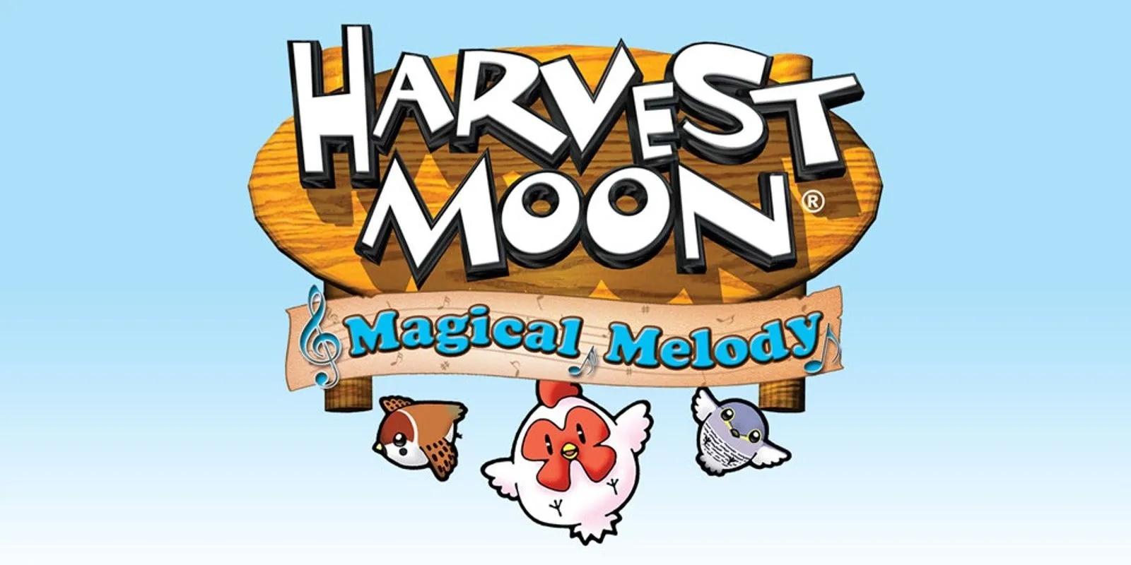 Ảnh bìa game Harvest Moon: Magical Melody phiên bản Wii, một tựa game retro nông trại