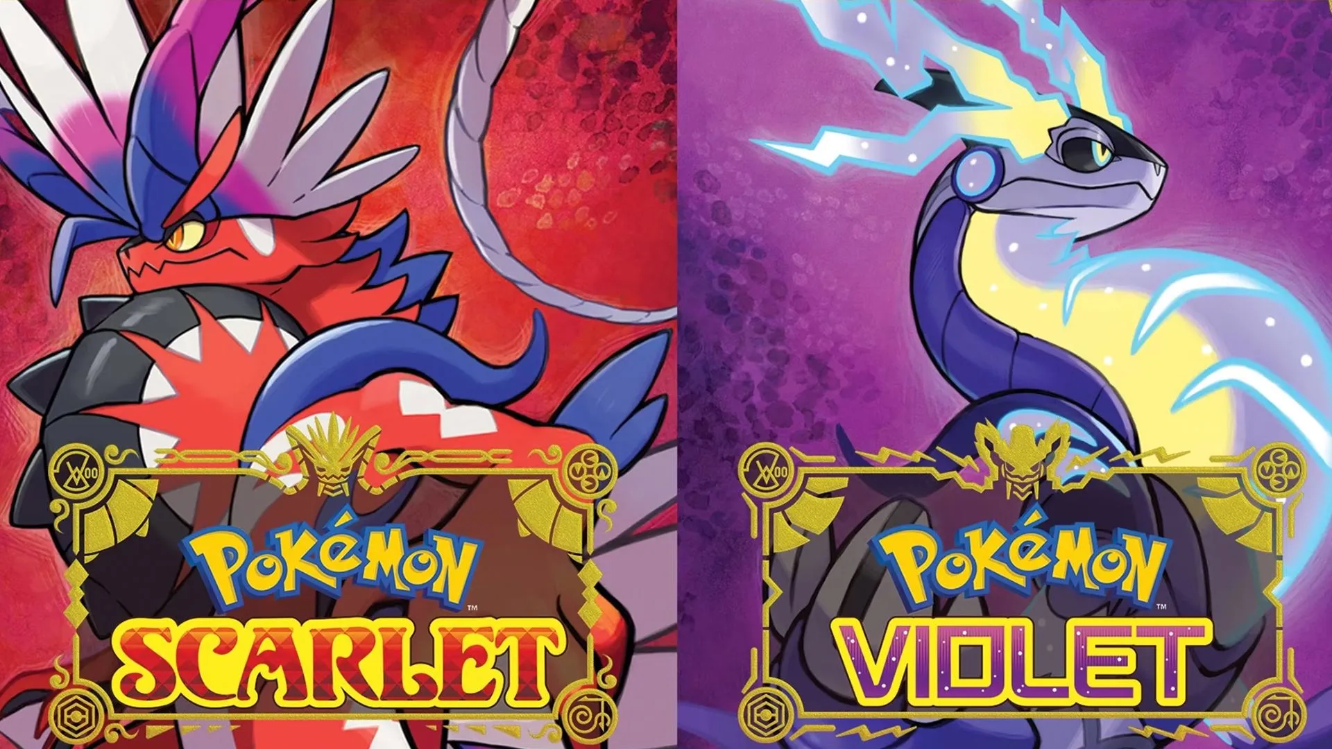 Ảnh bìa game Pokémon Scarlet và Violet, ví dụ cho gói nâng cấp miễn phí