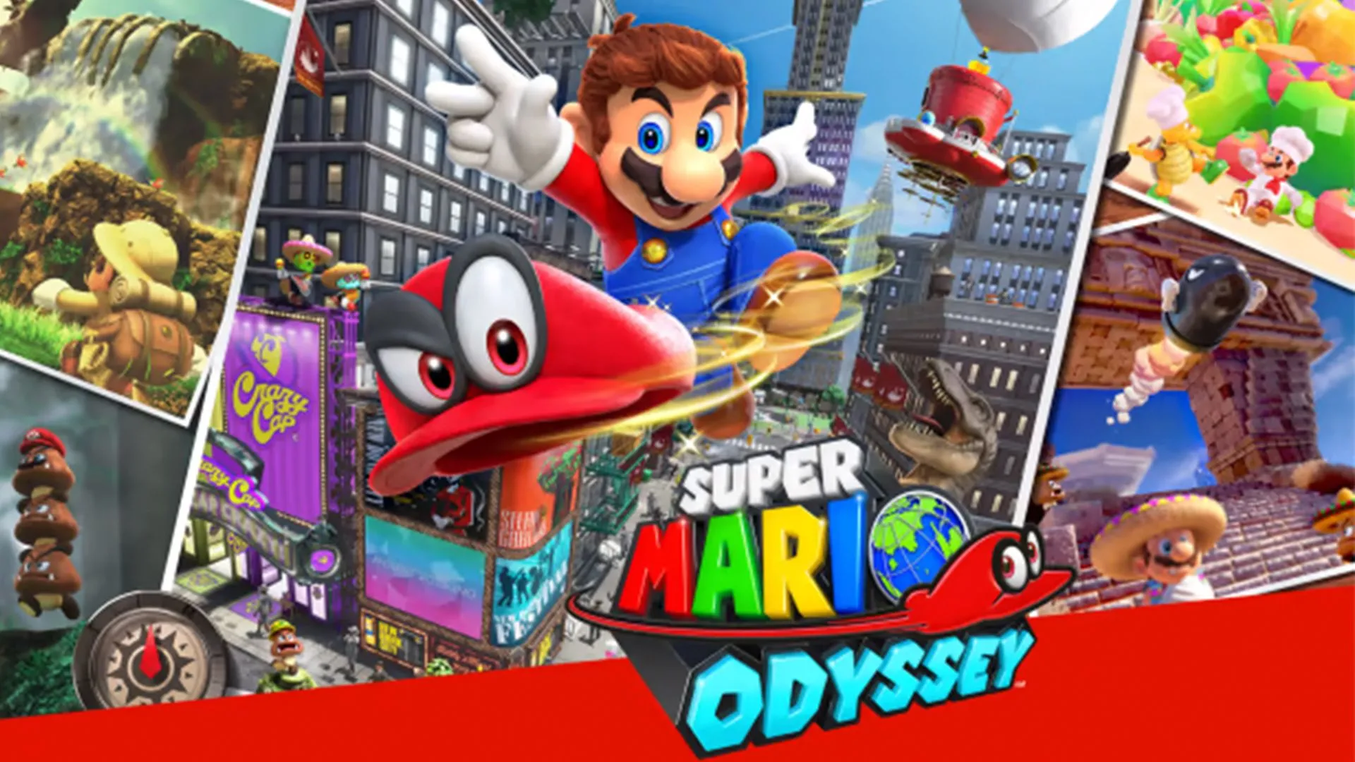 Ảnh bìa game Super Mario Odyssey, tựa game phiêu lưu 3D nổi tiếng của Nintendo Switch 1, sẽ có cập nhật miễn phí cho Switch 2