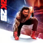 Ảnh bìa game WWE 2K25 với các siêu sao đấu vật hàng đầu, thể hiện sự chân thực và đồ họa ấn tượng của series WWE 2K