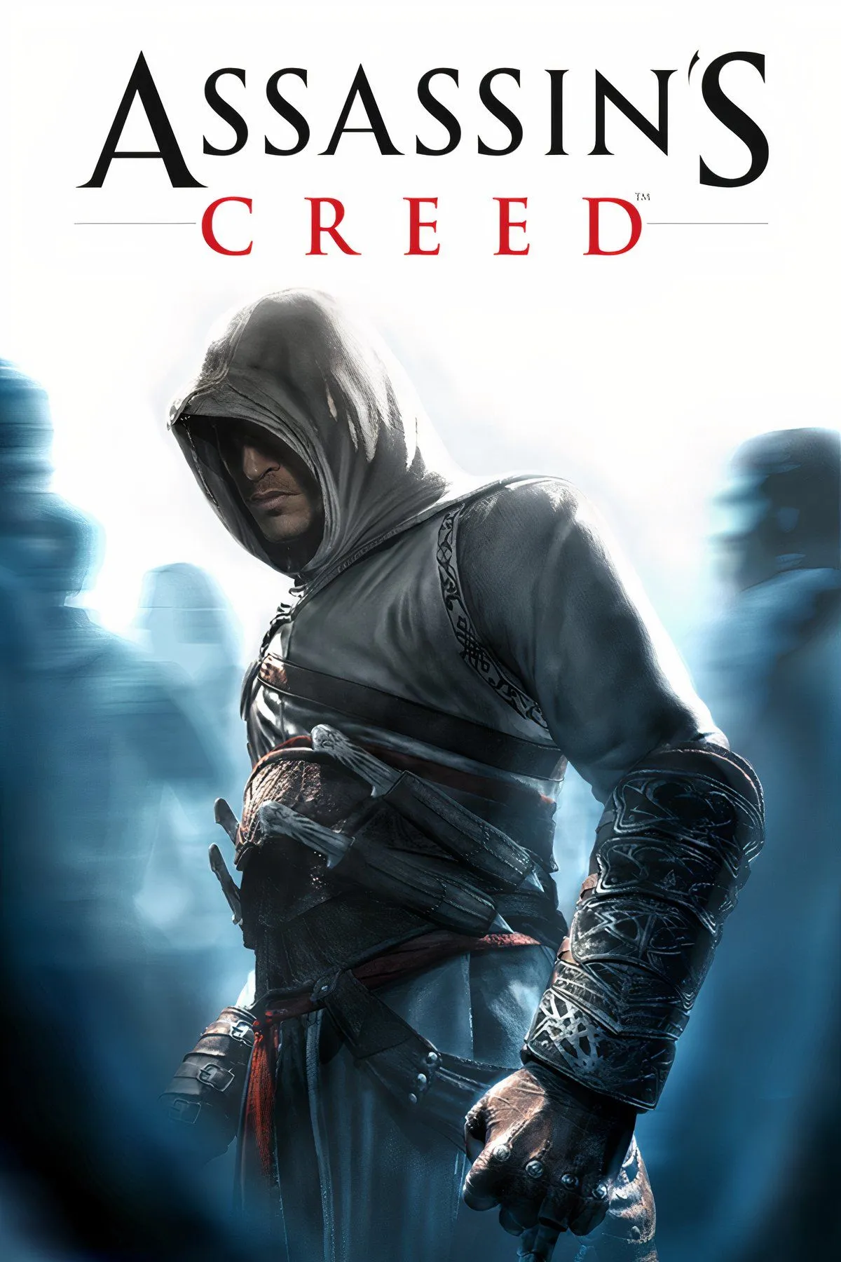 Assassin's Creed với nhân vật chính Altaïr đứng trên đỉnh một tòa tháp cao nhìn ra quang cảnh thành phố thời Trung cổ.