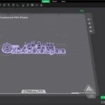 Bảng tên để bàn được in 3D với thiết kế cá nhân hóa, thể hiện tính tỉ mỉ trong in ấn 3D.