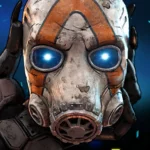 Bìa game Borderlands 4 với nhân vật chính và phong cách đồ họa độc đáo