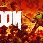 Bìa game Doom 2016 trên Nintendo Switch, thể hiện Doom Slayer sẵn sàng chiến đấu, một tựa game cần nâng cấp cho Switch 2
