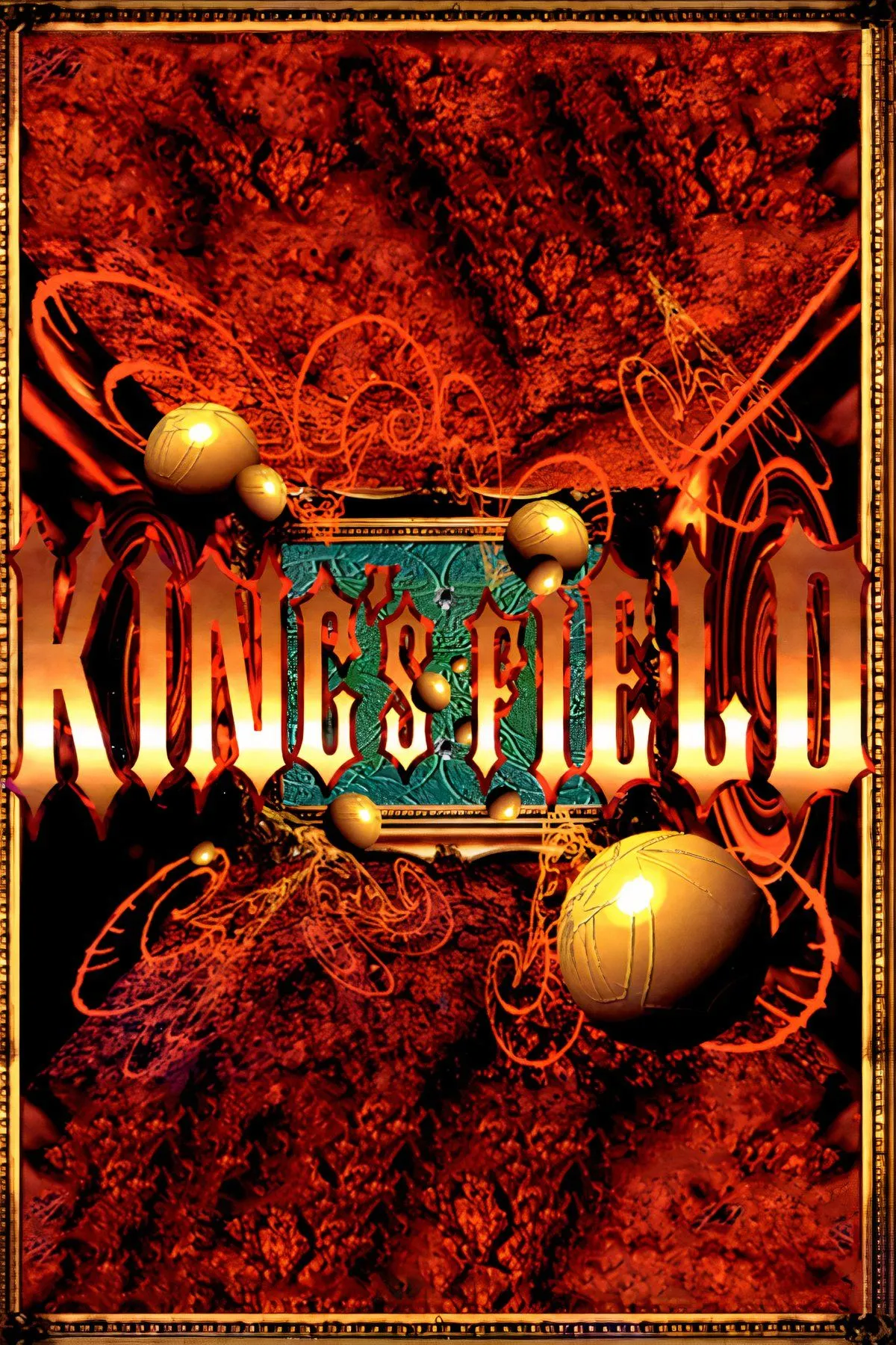 Bìa game King's Field trên PS1, tựa game RPG tiền thân của Dark Souls