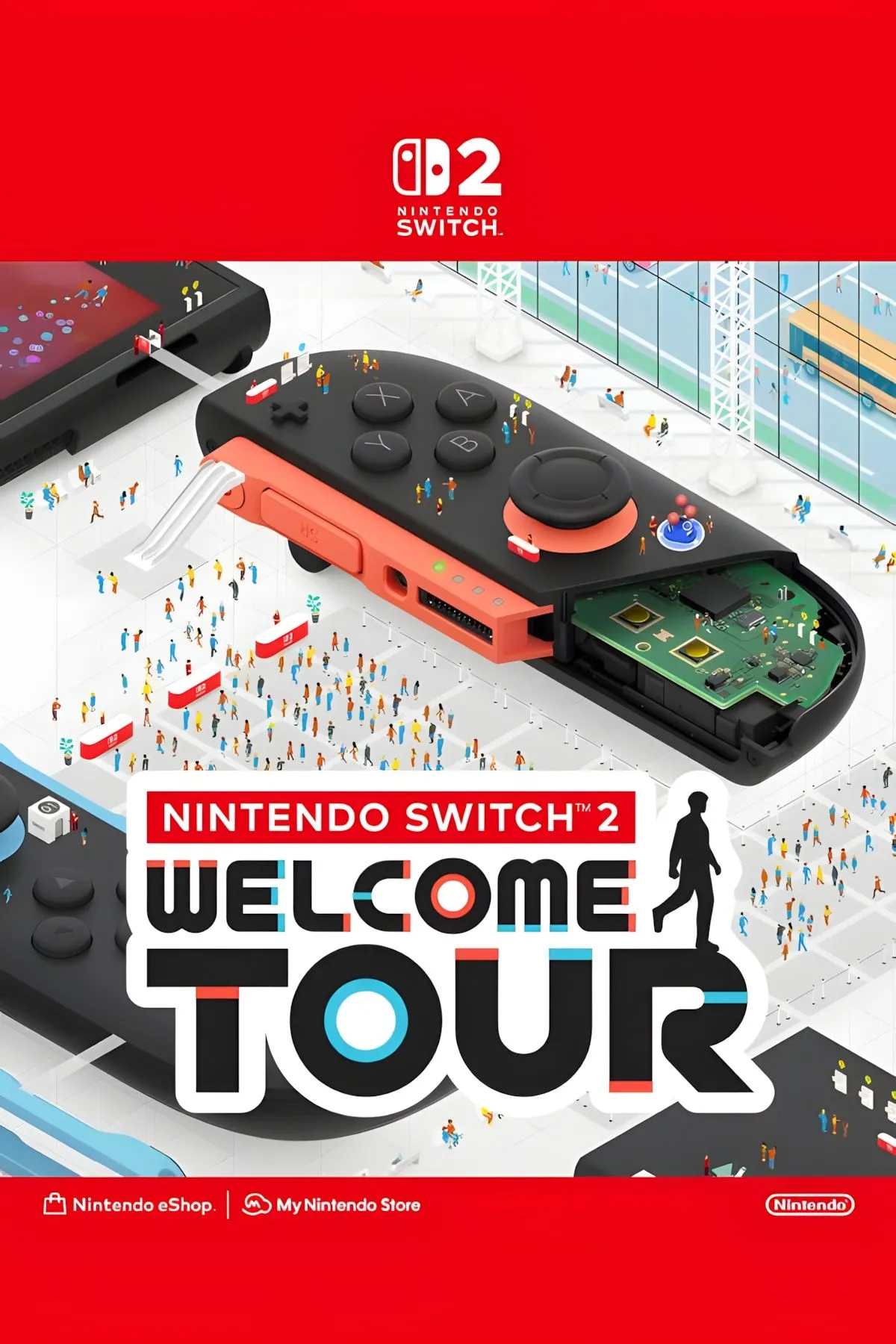Bìa game Nintendo Switch 2 Welcome Tour, giới thiệu các tính năng và minigame tương tác của console.