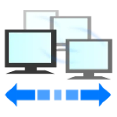 Biểu tượng (logo) của phần mềm LAN Share, một giải pháp hiệu quả để chuyển file giữa các máy tính trong mạng nội bộ.
