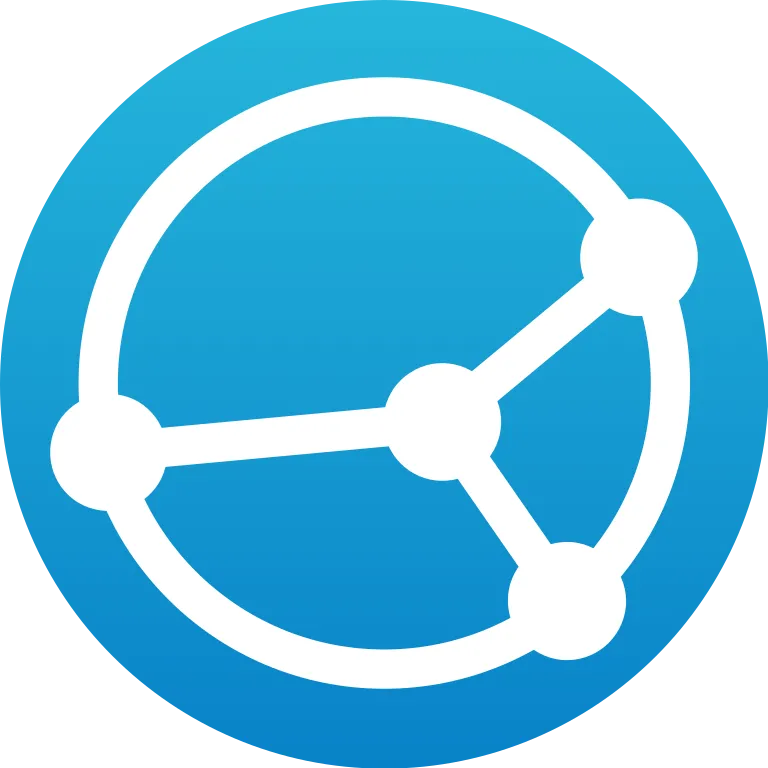 Biểu tượng ứng dụng Syncthing dùng để đồng bộ hóa tệp ngang hàng