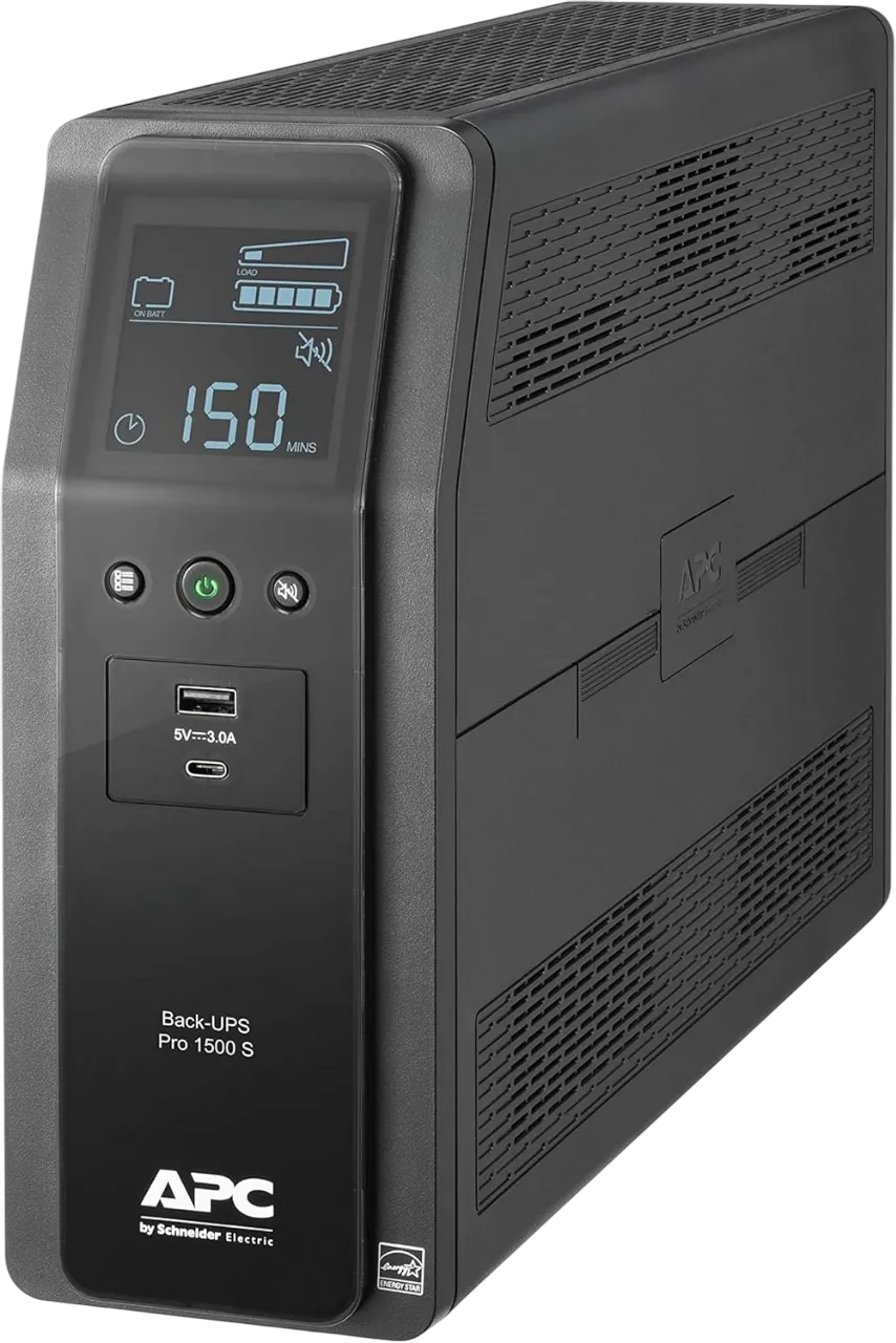 Bộ lưu điện UPS APC 1500VA Sine Wave với các cổng cắm phía sau