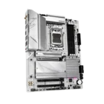 Bo mạch chủ Gigabyte B650 Aorus Elite AX ICE với tông màu trắng tinh tế, một ví dụ về tính năng thẩm mỹ cần cân nhắc khi lựa chọn mainboard.