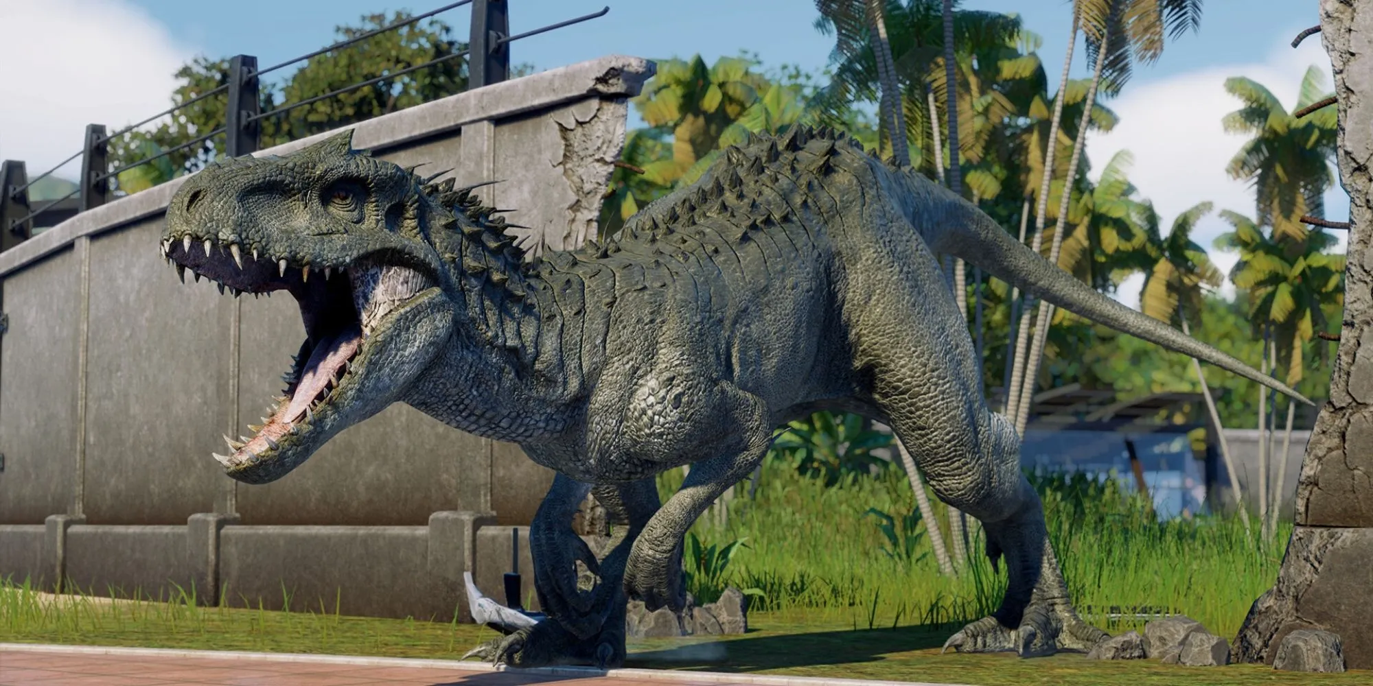 Bối cảnh đậm chất điện ảnh từ các bộ phim Jurassic Park được tái hiện trong game