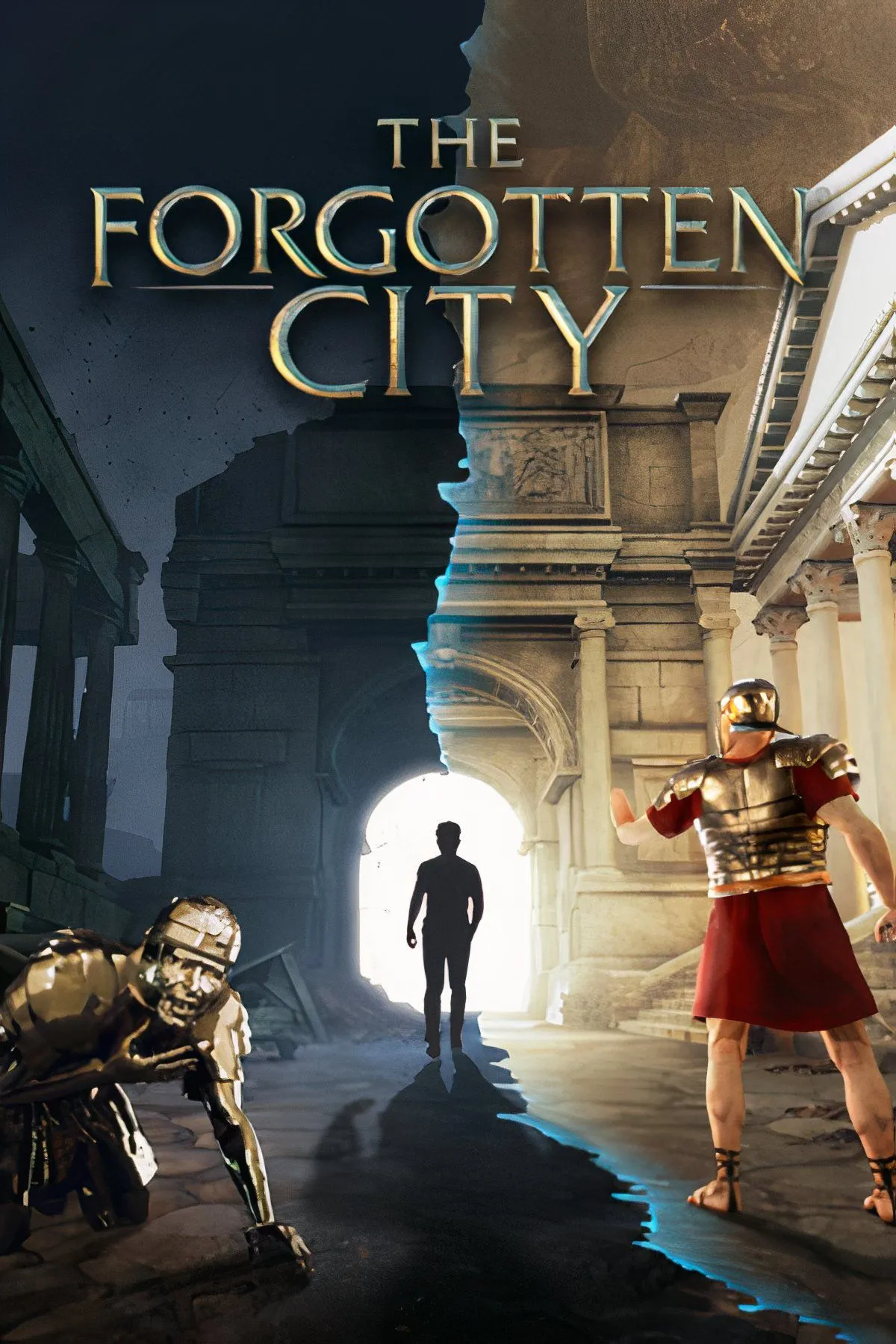 Bối cảnh thành phố vàng trong game The Forgotten City, một câu chuyện phiêu lưu trinh thám từng là mod của Skyrim