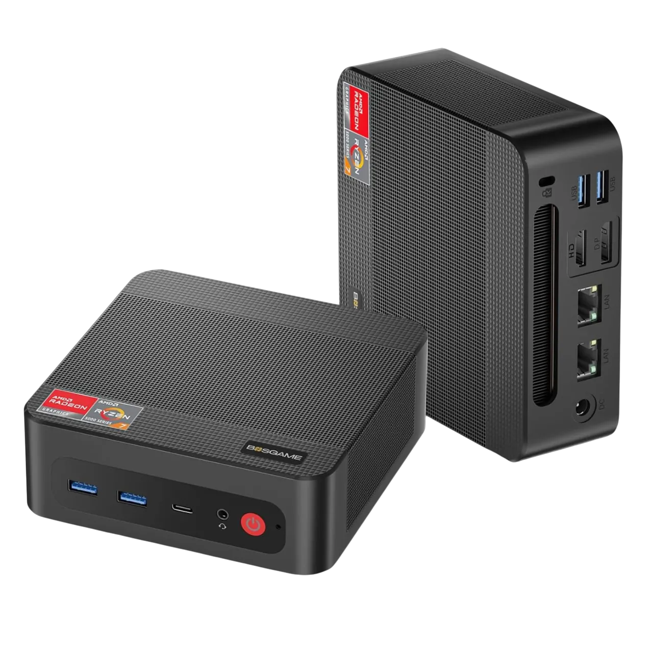 BOSGAME P4 Mini PC với thiết kế nhỏ gọn và cổng kết nối đa dạng