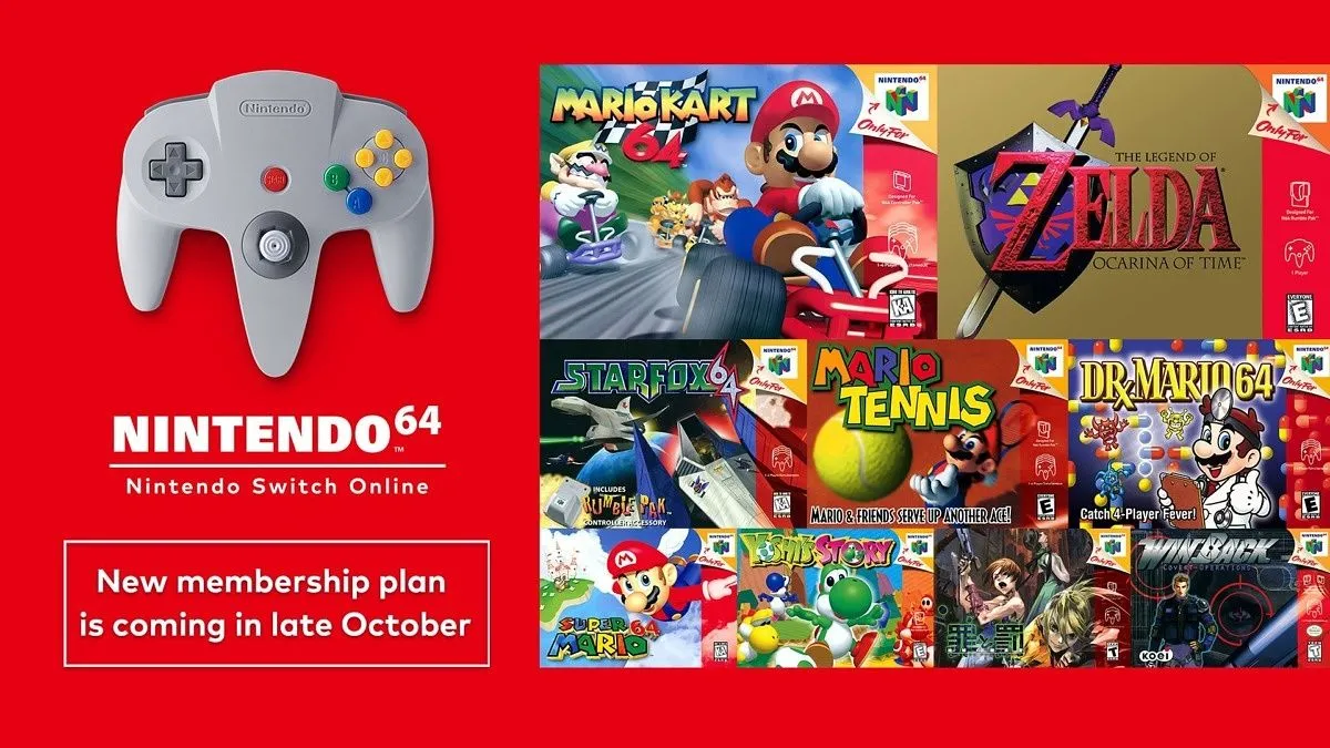 Các tựa game Nintendo 64 được cải tiến trên gói mở rộng Nintendo Switch Online