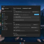 Cài đặt vùng hiện tại trên Windows 11 hiển thị Hoa Kỳ là khu vực thiết lập thiết bị