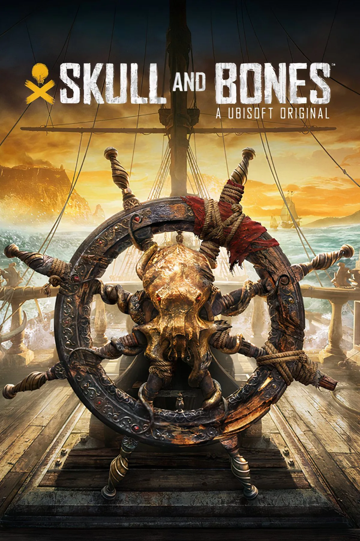 Cảnh chiến đấu trên biển với tàu cướp biển trong game Skull &amp; Bones