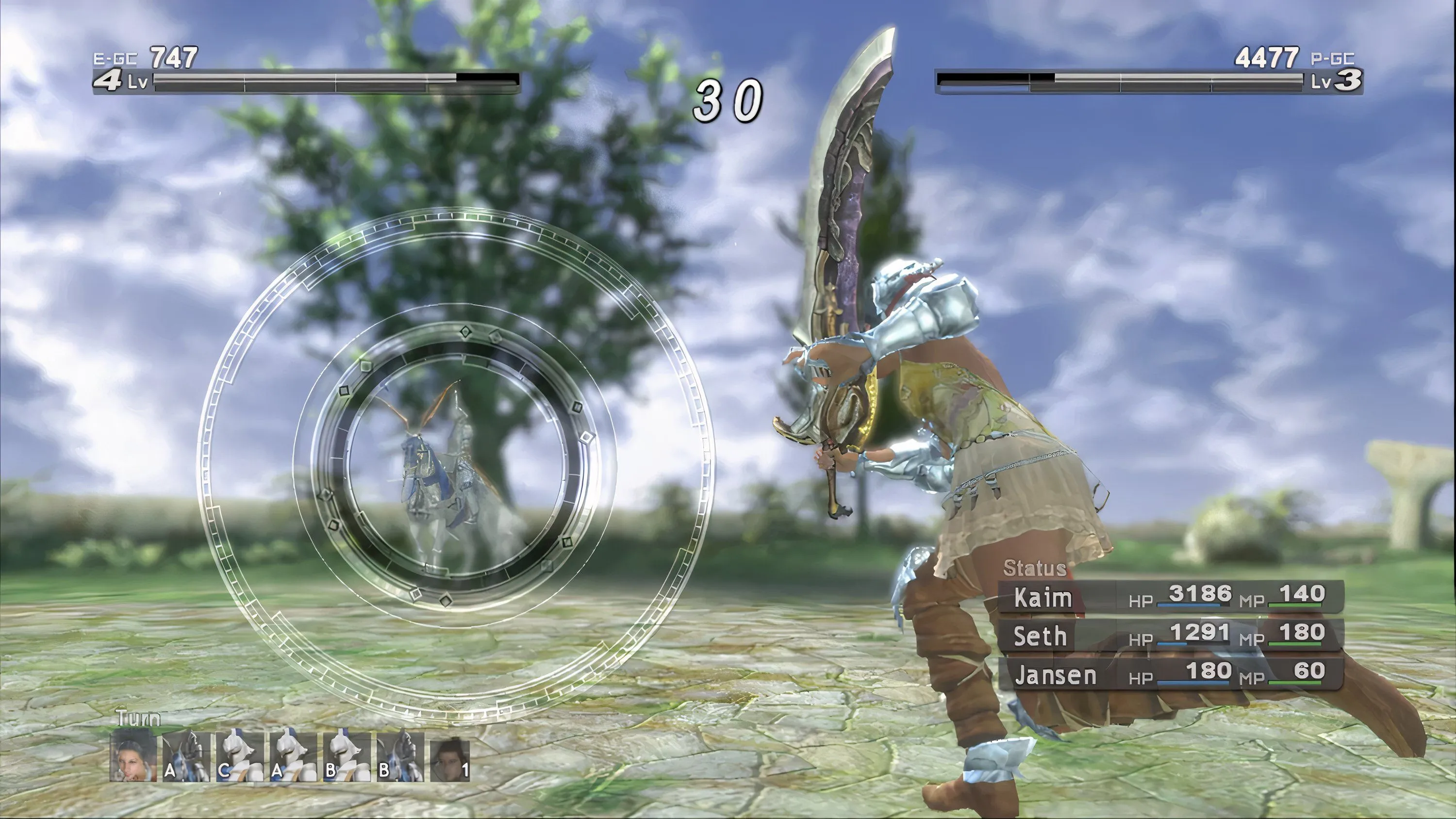 Cảnh một thành phố cổ kính trong thế giới Lost Odyssey