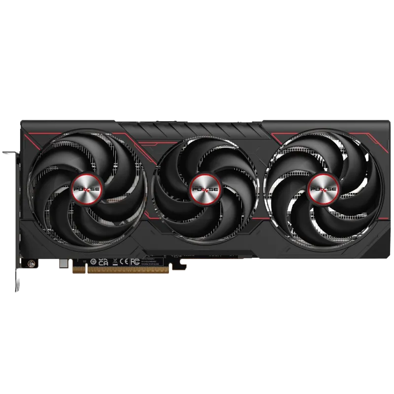 Card đồ họa Sapphire Pulse Radeon RX 9070 XT với tản nhiệt mạnh mẽ
