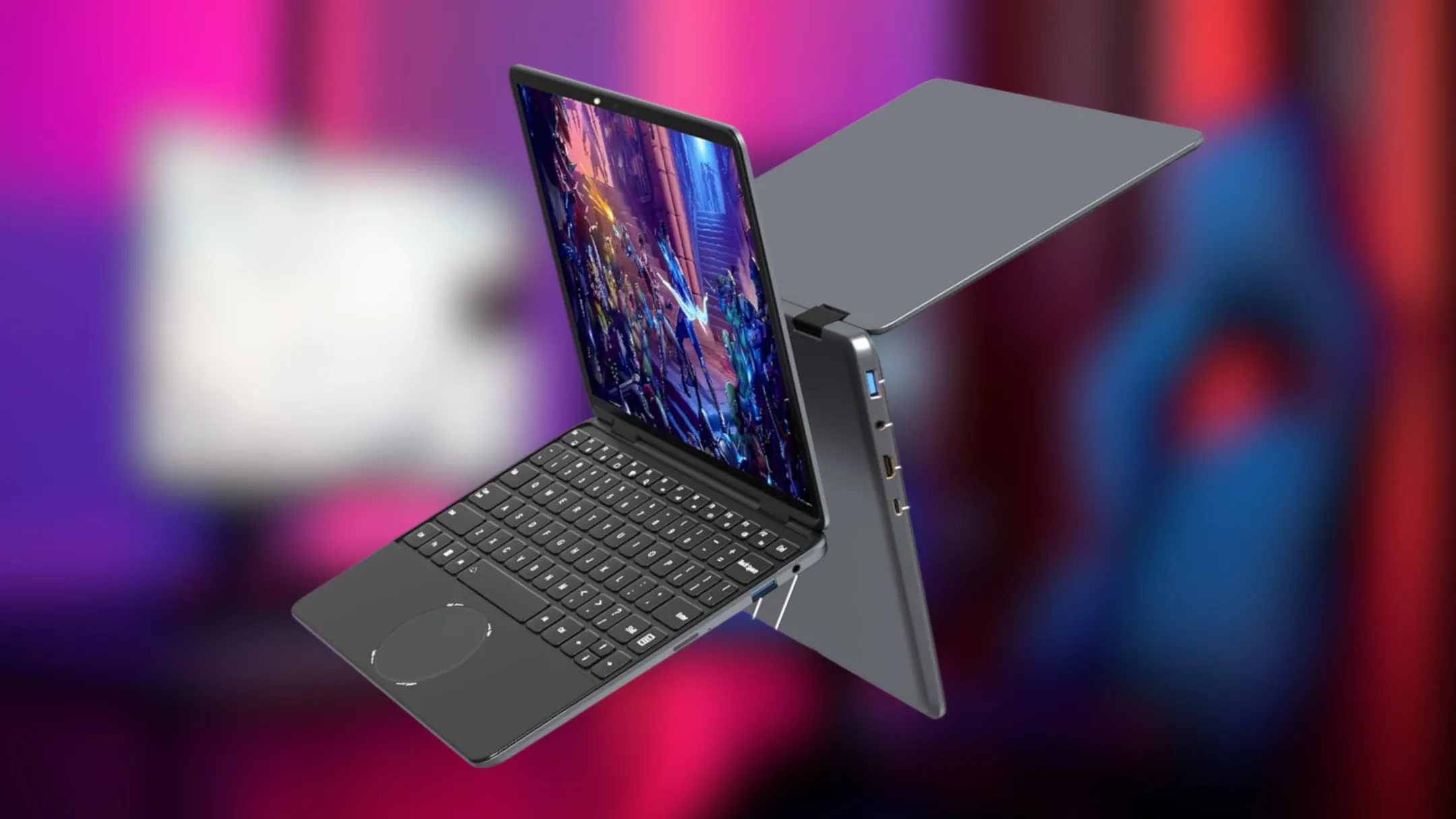 Chế độ tablet của laptop Svikou 11 inch convertible 2-in-1, sẵn sàng cho công việc và giải trí