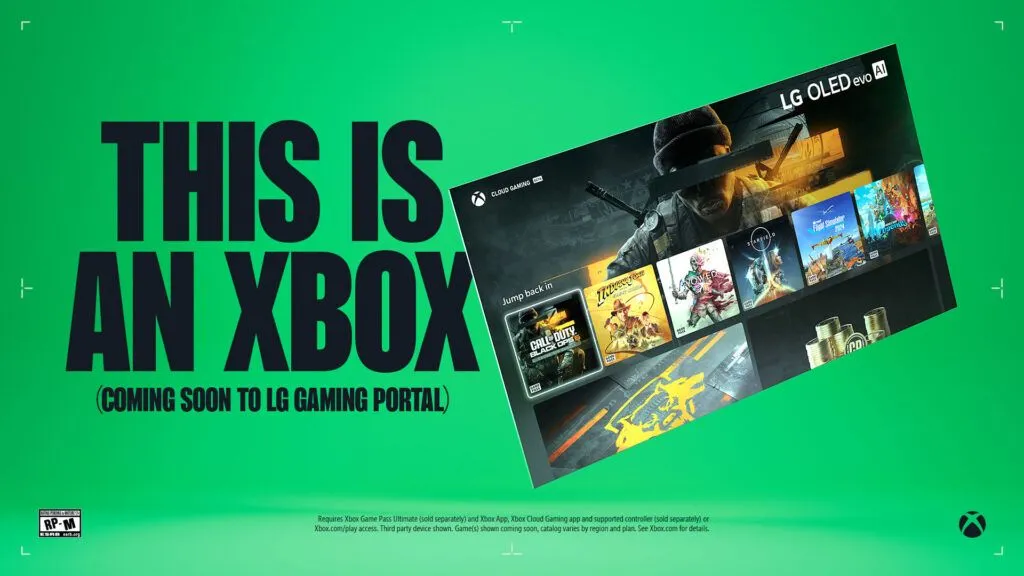 Chơi game Xbox qua ứng dụng trên Smart TV LG