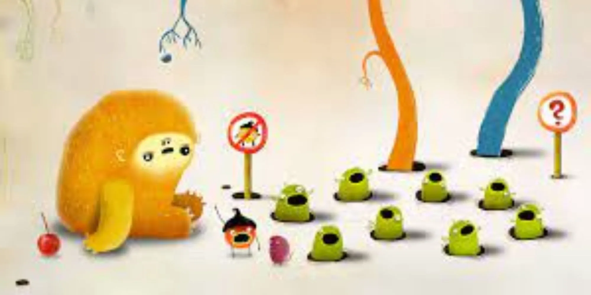 Chuchel và các nhân vật phụ có thiết kế độc đáo, tạo nên thế giới game sống động