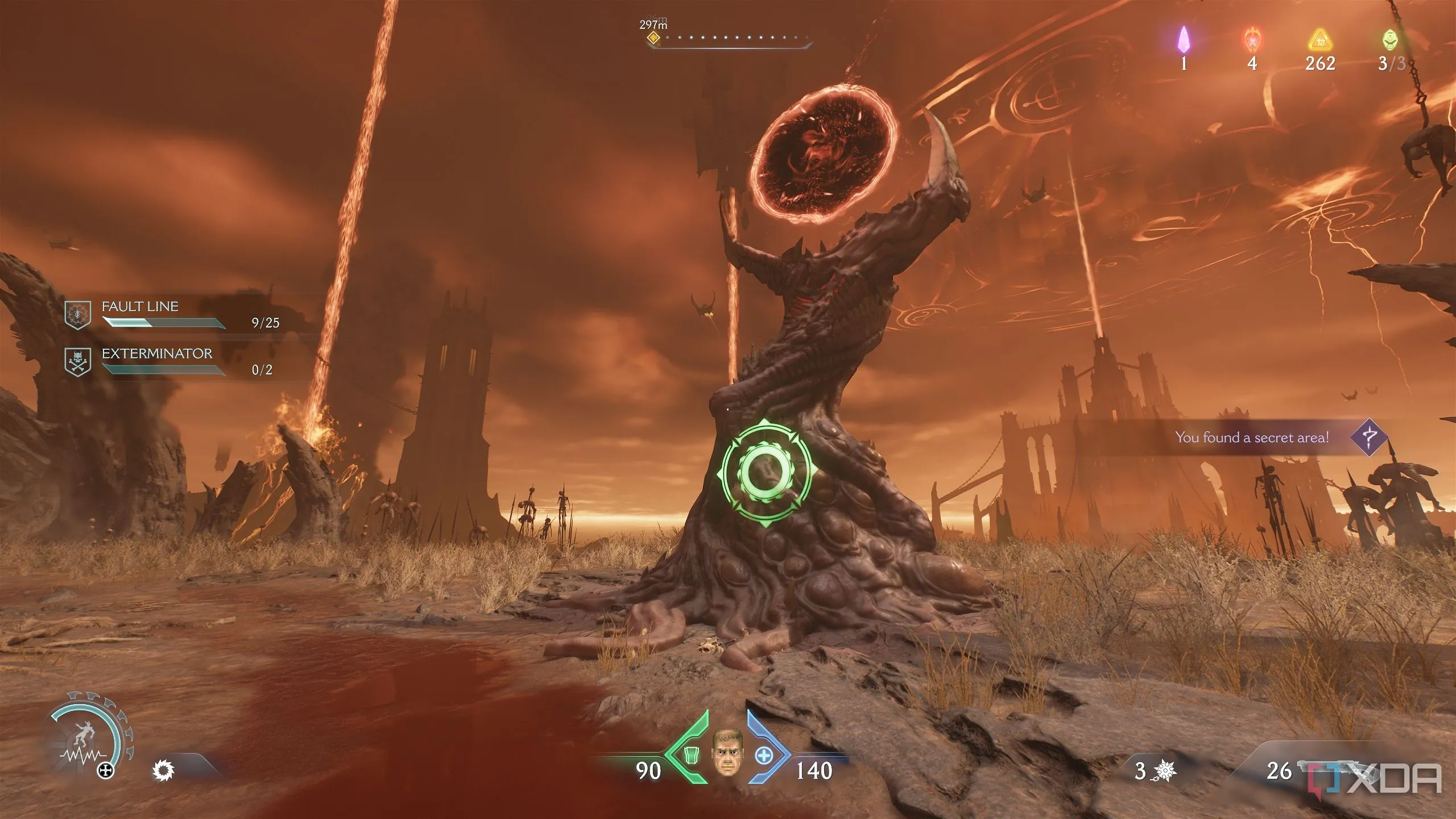 Cổng Gore Portal đầu tiên trong Chương 10 của Doom: The Dark Ages.