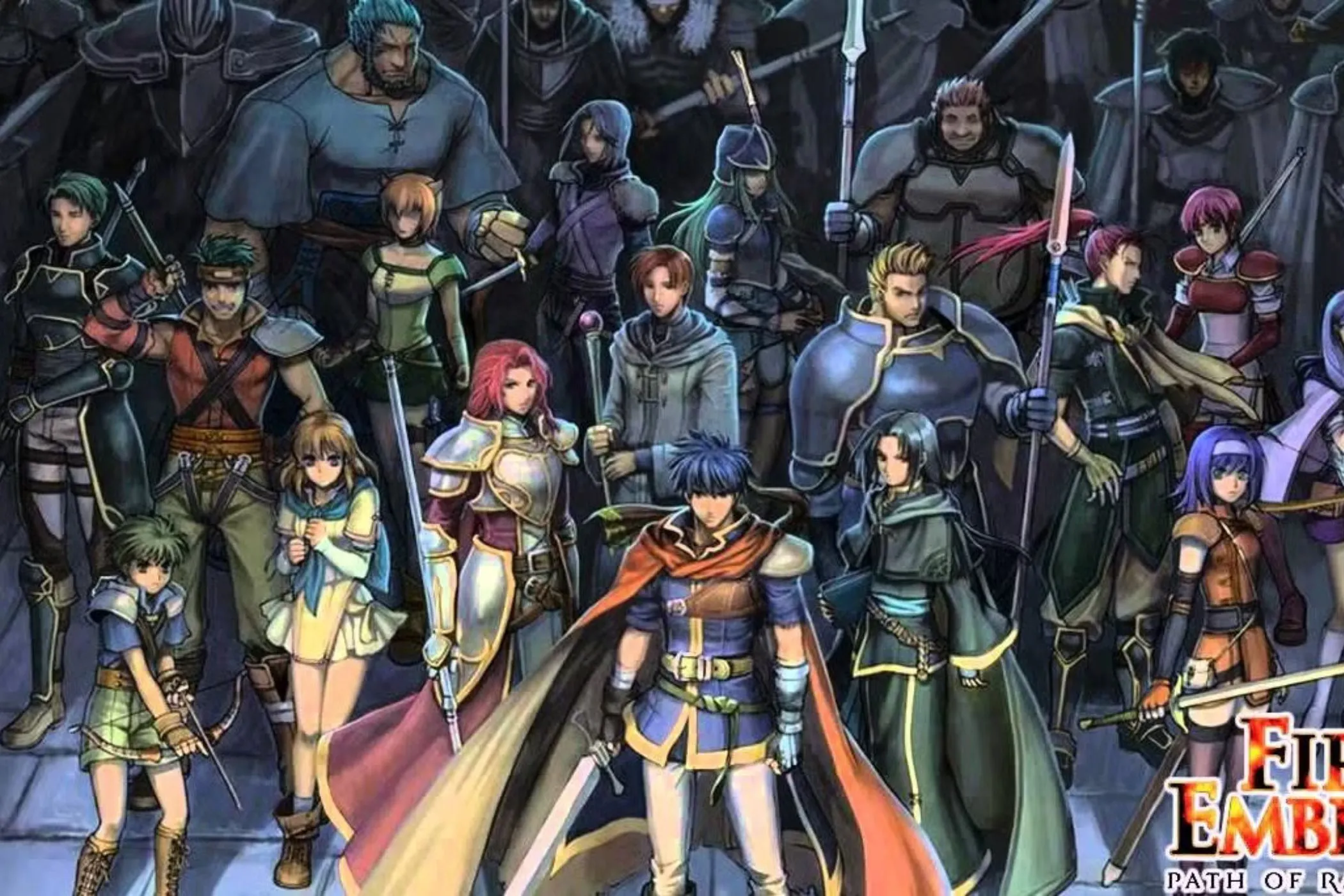 Dàn nhân vật chính của Fire Emblem Path of Radiance, game RTS nổi tiếng trên GameCube