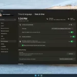 Đồng hồ Windows 11 hiển thị giây và tùy chọn bật trong cài đặt hệ thống