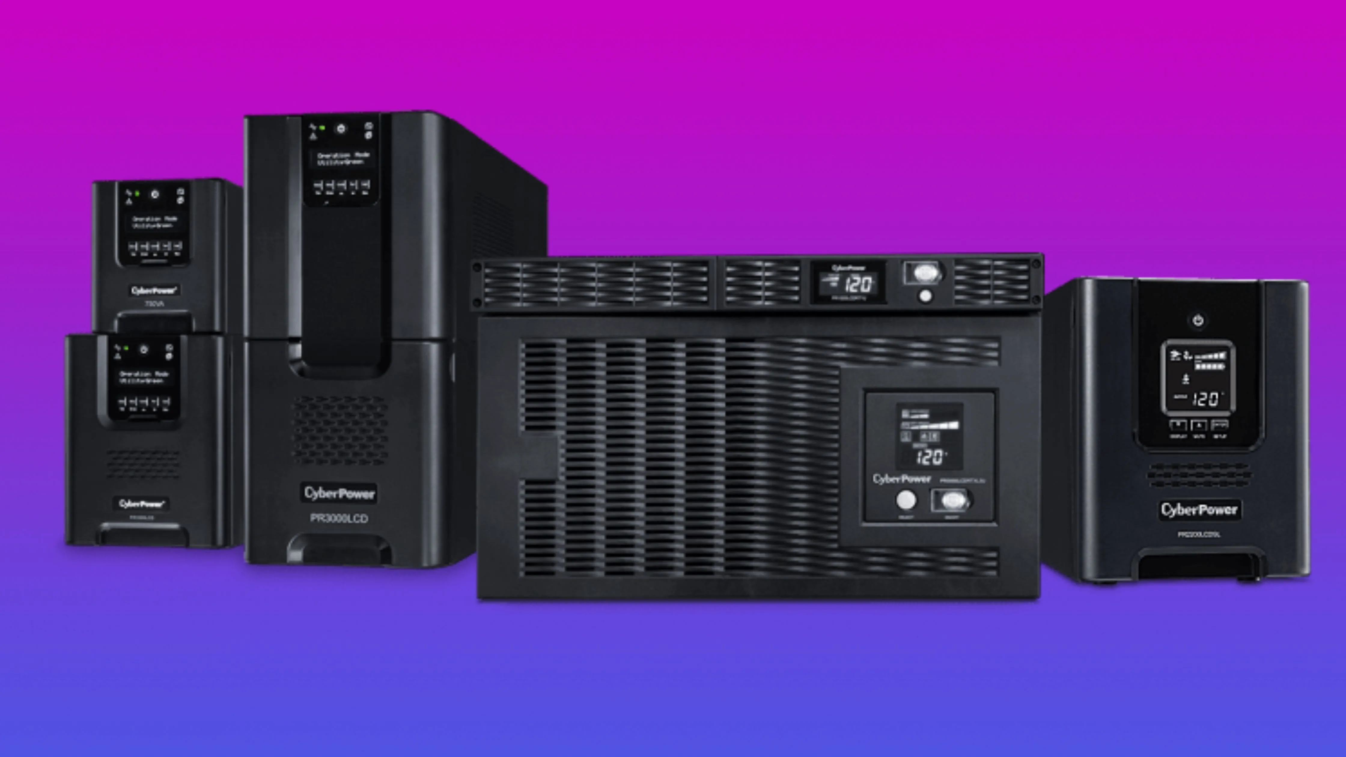 Dòng sản phẩm bộ lưu điện (UPS) CyberPower với các thiết bị bảo vệ mạng gia đình.