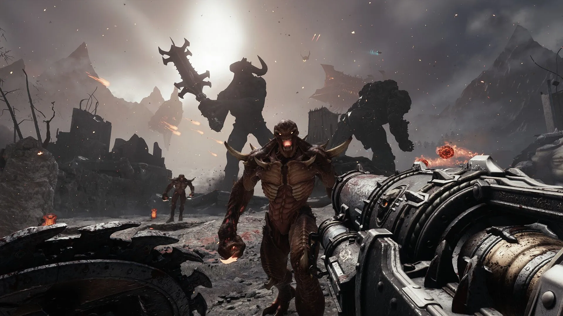 Doom Slayer với vũ khí mới, sẵn sàng chiến đấu