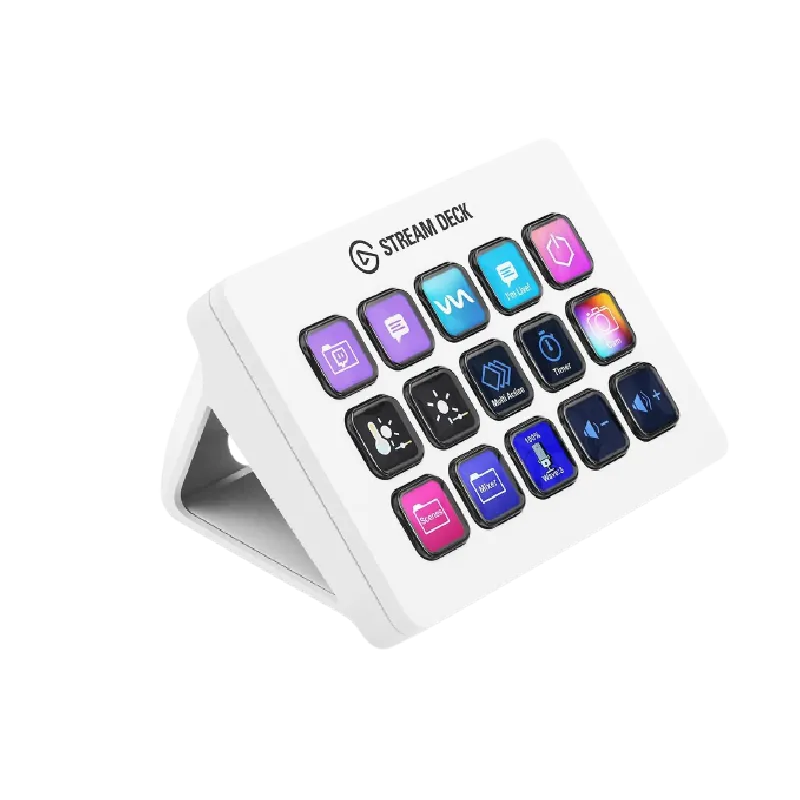 Elgato Stream Deck MK.2 trên nền trong suốt.