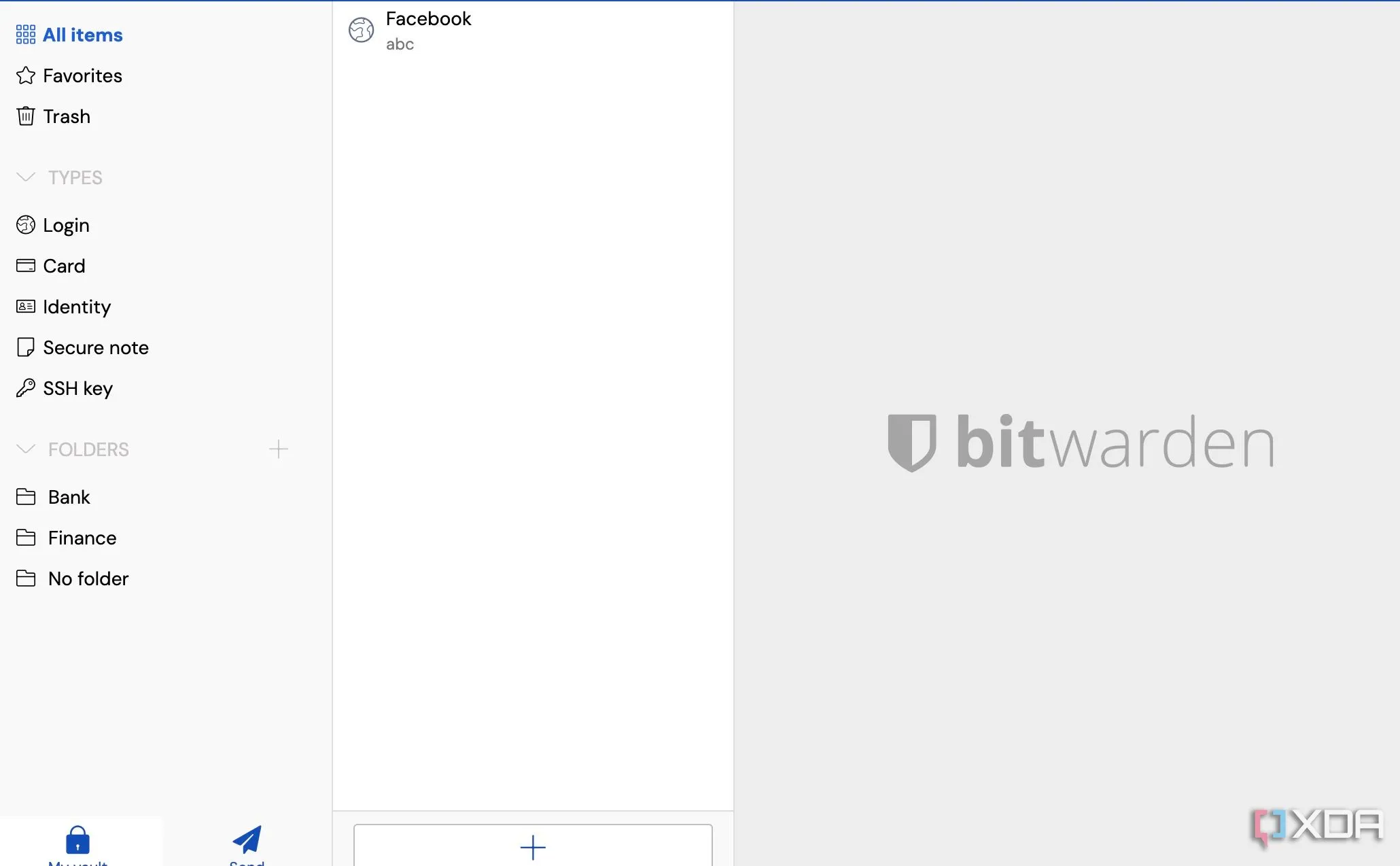 Giao diện Bitwarden trên Mac minh họa trình quản lý mật khẩu cho home lab