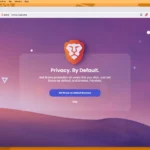 Giao diện chính của trình duyệt Brave trên macOS thể hiện khả năng bảo mật quyền riêng tư cao khi chặn tính năng Recall của Microsoft.