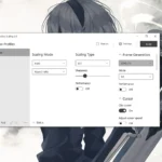 Giao diện của ứng dụng Lossless Scaling