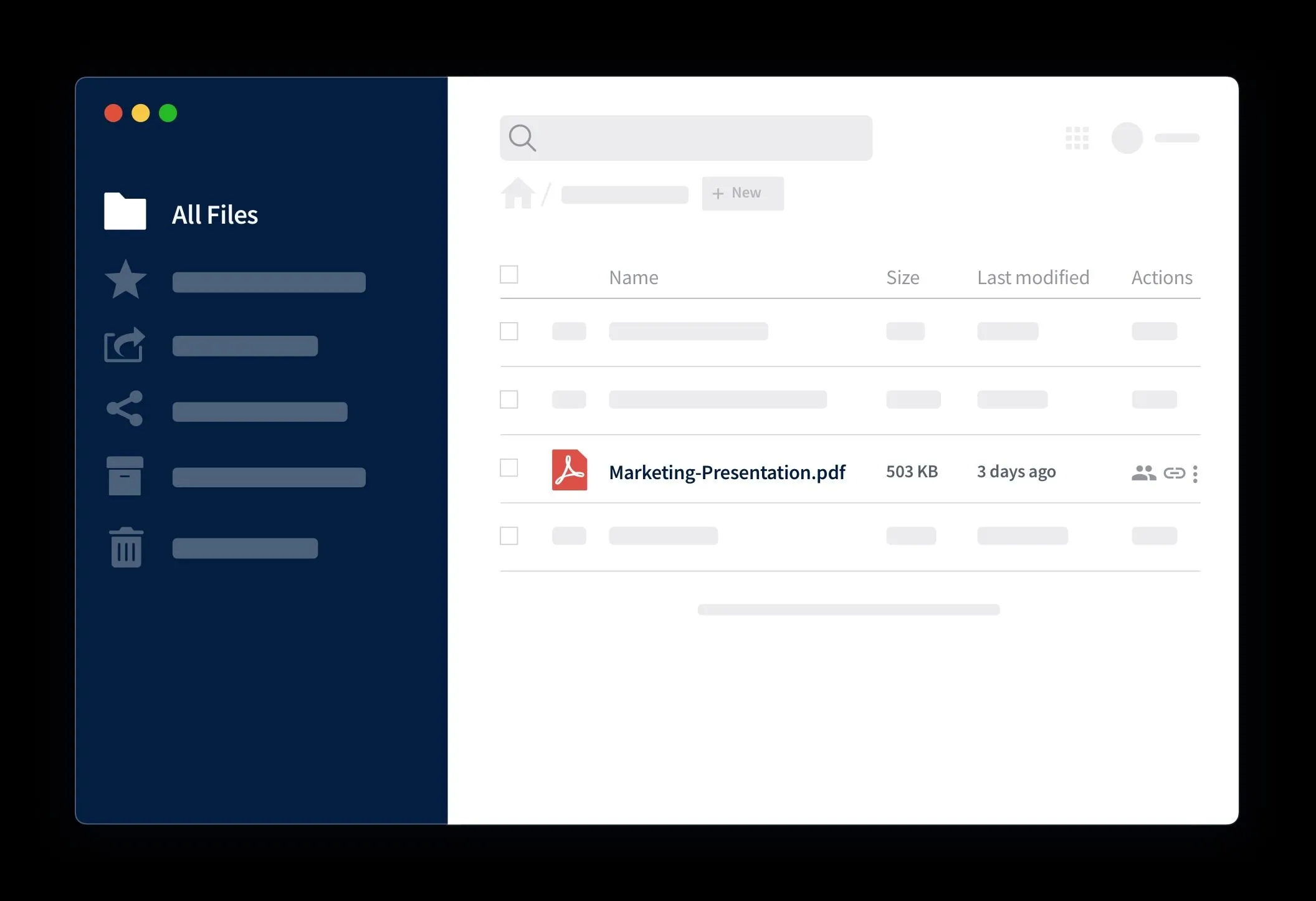 Giao diện dashboard của ownCloud qua Docker