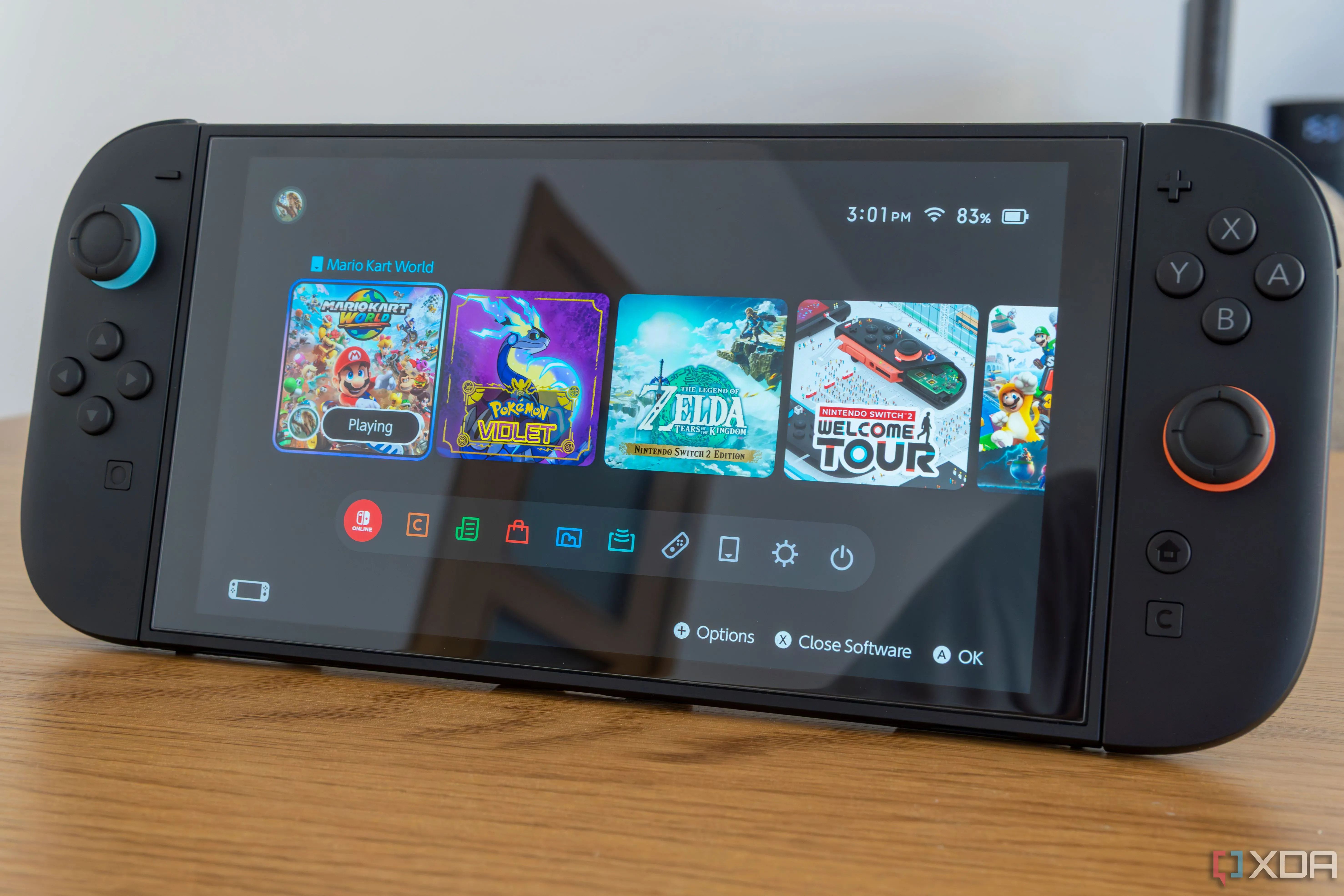 Giao diện màn hình chính của Nintendo Switch 2, console đang định hình lại cộng đồng speedrun