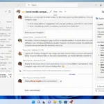 Giao diện Microsoft Teams minh họa khả năng tìm kiếm nâng cao, cho phép lọc kết quả chính xác