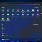 Giao diện Start Menu Windows 11 được thiết kế lại, rộng hơn và tiện lợi hơn