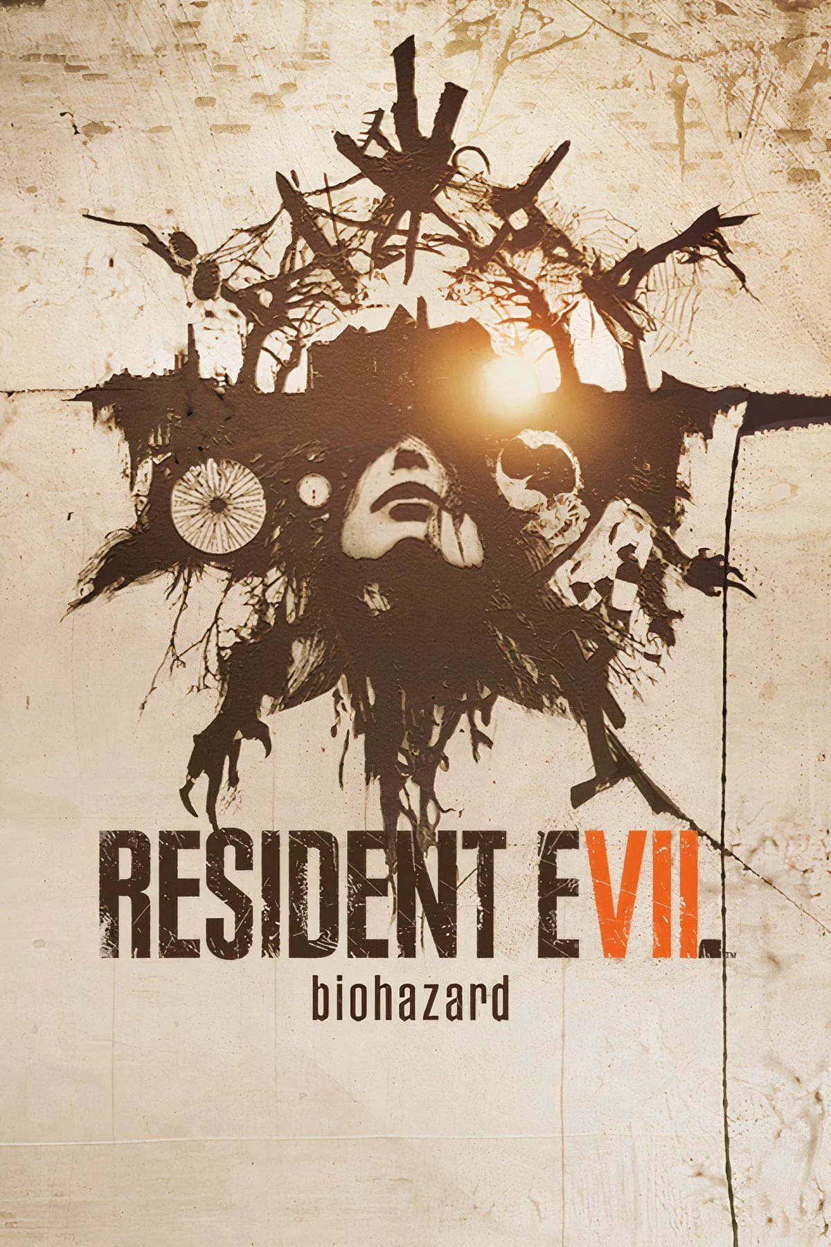 Góc nhìn cận cảnh một khoảnh khắc đáng sợ trong game Resident Evil 7, thể hiện yếu tố kinh dị sinh tồn.