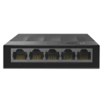 Hình ảnh bộ chia mạng TP-Link Litewave 5 cổng Gigabit Ethernet màu đen, thiết kế nhỏ gọn.