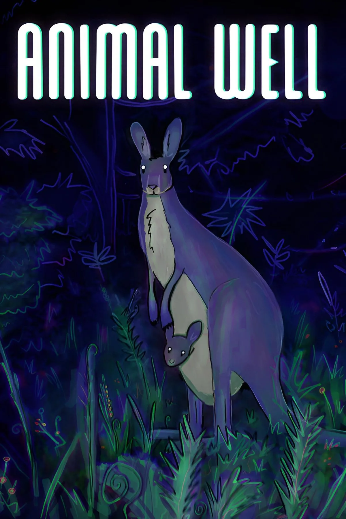 Hình ảnh của game Animal Well với phong cách đồ họa pixel art độc đáo và bí ẩn