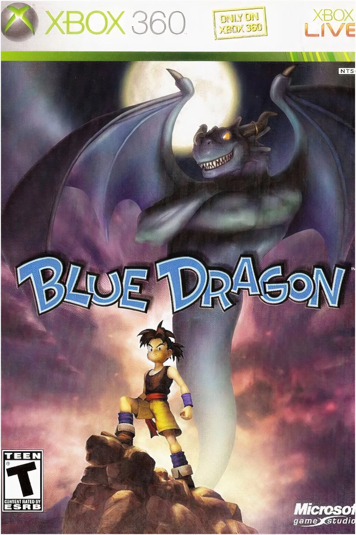 Hình ảnh đại diện game Blue Dragon với các nhân vật chính được thiết kế bởi Akira Toriyama