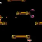 Hình ảnh gameplay của game Metroid bản gốc trên NES, thể hiện đồ họa pixel cổ điển
