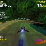 Hình ảnh gameplay của tựa game đua xe tốc độ cao Wipeout 64 trên Nintendo 64