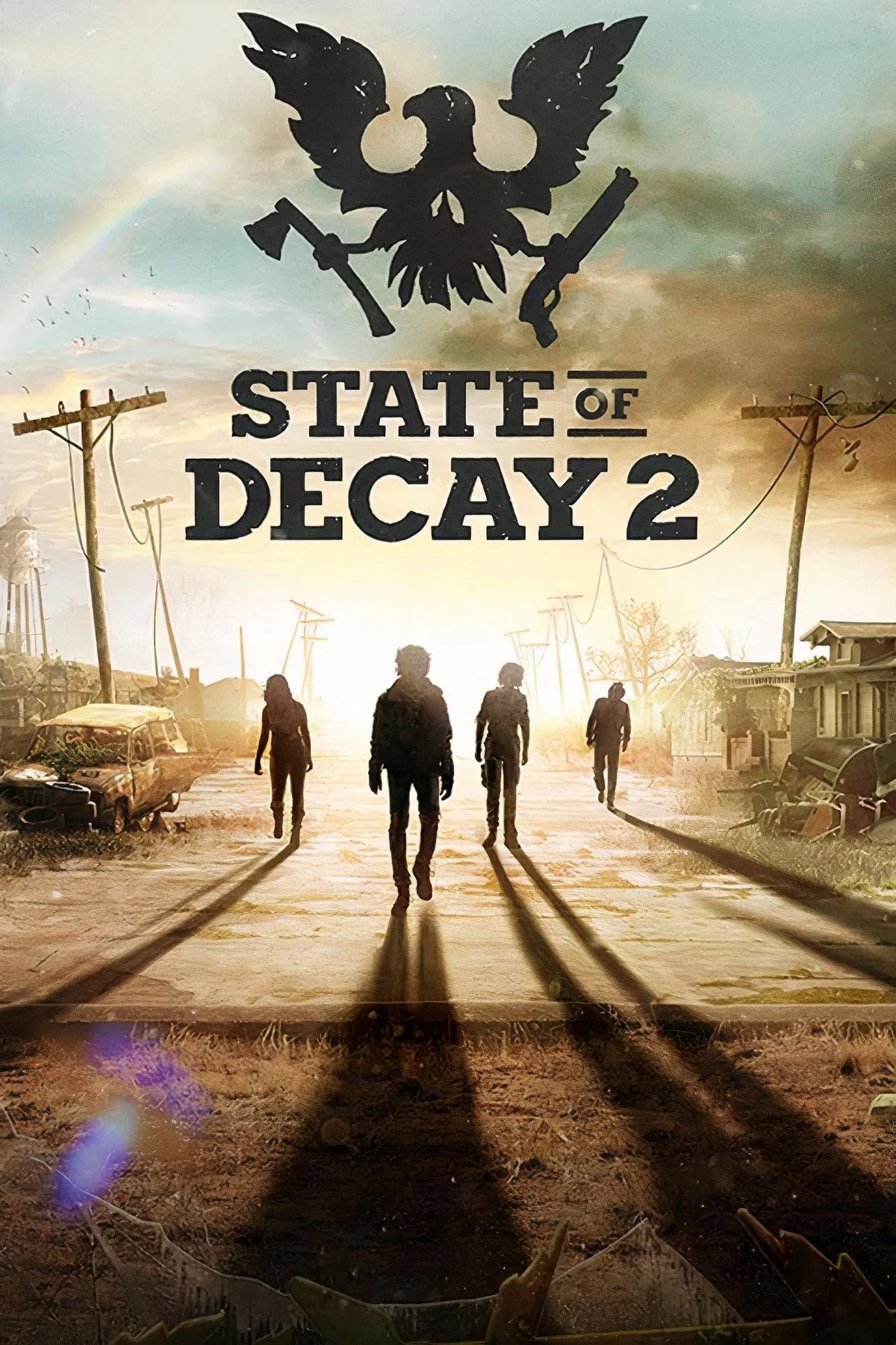 Hình ảnh gameplay trong game sinh tồn State of Decay 2, nơi người chơi xây dựng cộng đồng