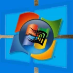 Hình ảnh minh họa các biểu tượng phiên bản Windows cũ và mới, thể hiện mục tiêu chạy máy ảo Windows lồng nhau.
