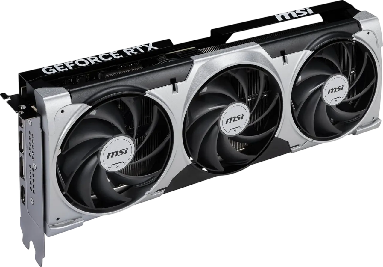 Hình ảnh minh họa card đồ họa NVIDIA GeForce RTX 5070 phiên bản MSI Gaming Ventus 3X mạnh mẽ
