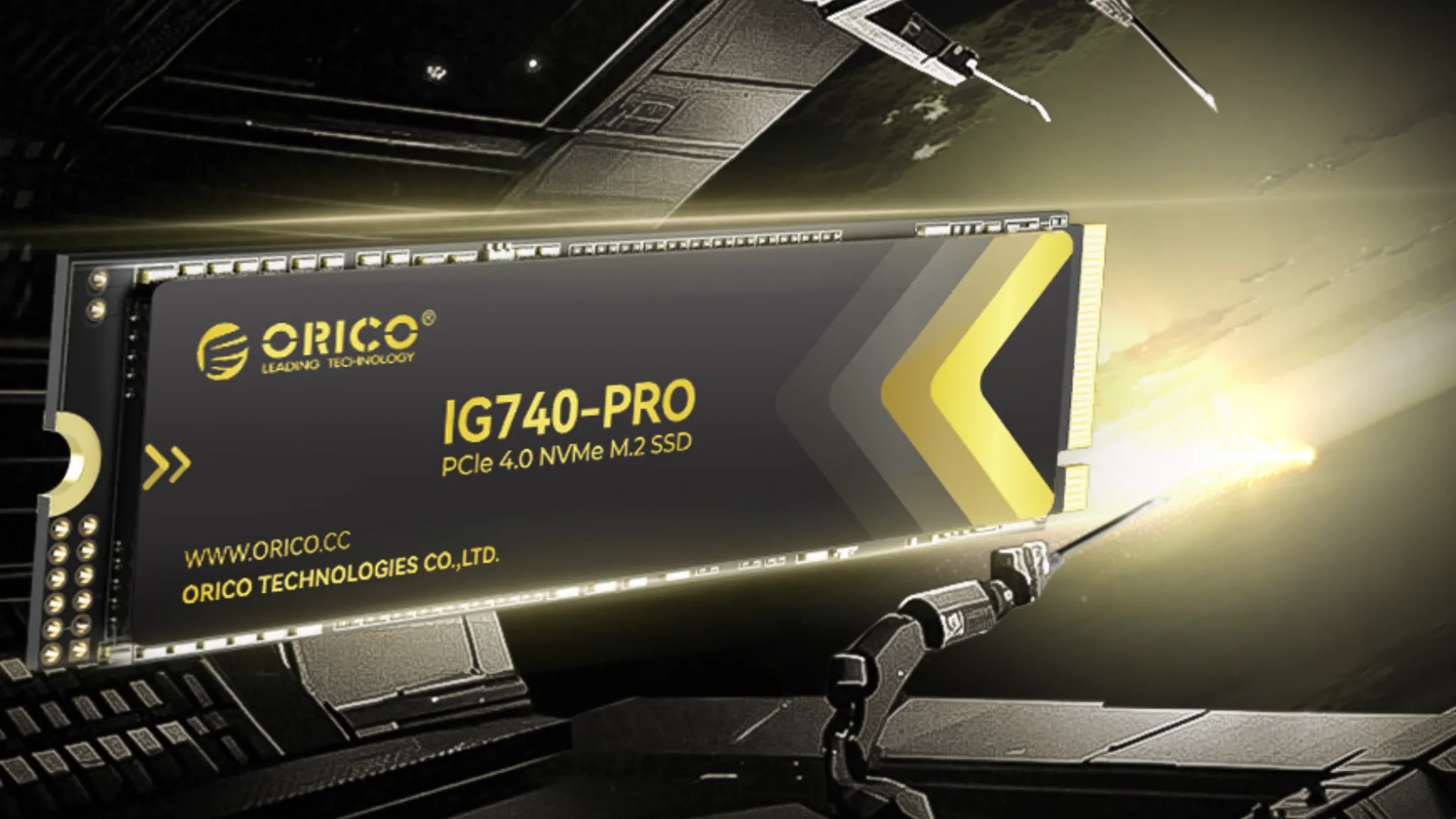 Hình ảnh minh họa ổ cứng SSD Orico 2TB M.2 NVMe hiệu suất cao